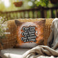 Mental health indoor/outdoor pillow with “One Day At A Time” for self-care and coping