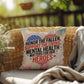 Honor the Fallen personalized indoor outdoor pillow for veteran remembrance, Memorial Day tribute, and PTSD awareness