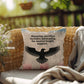 Honoring Sacrifice Indoor/Outdoor Pillow: Resilient Comfort - Mental Health & Memorial Tribute