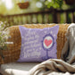 Love Begins The Moment You Believe You're Worthy: Indoor/Outdoor Pillow Self-Care for Relaxation, Mindfulness & Emotional Wellness