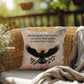 Honoring The Brave Indoor/Outdoor Pillow: Resilient Comfort - Mental Health & Memorial Tribute