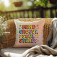 Mind Groovy, Soul Steady: Indoor/Outdoor Pillow - Groovy Affirmation for Emotional Wellness & Positive Vibes