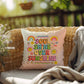 Soul Shine Over Sunshine: Indoor/Outdoor Pillow - Groovy Affirmation for Emotional Wellness & Positive Vibes