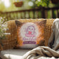 Halloween indoor/outdoor pillow with a cute ghost and “Boo-tiful” for mental health and seasonal charm
