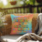 Progress Not Perfection man pillow, indoor outdoor encouragement and retro growth support - MySisterIsASurvivor