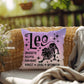 Leo Indoor/Outdoor Pillow – Zodiac Astrology Decor, Boho Accent for Home & Patio