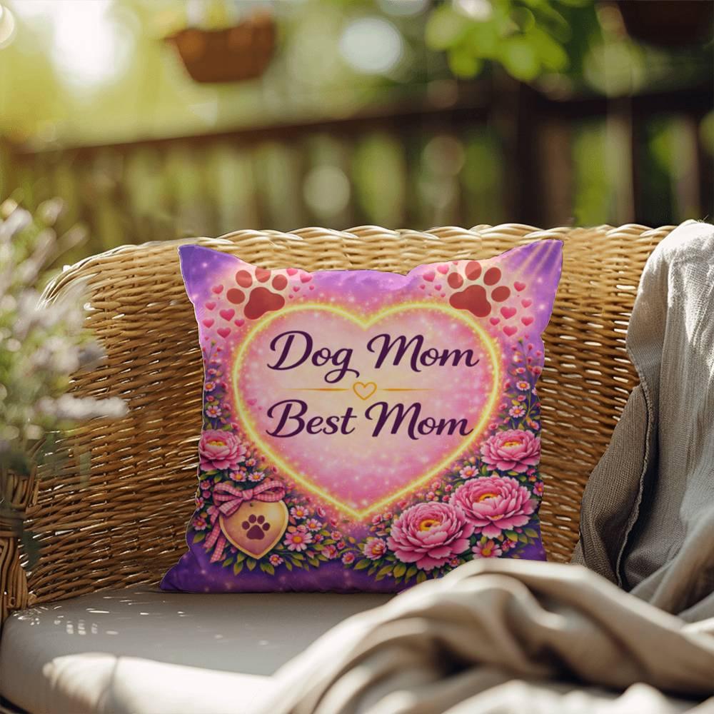 Shop our dog mom best mom throw pillow featuring the 20" x 20" style option from MySisterIsASurvivor.