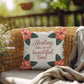 Healing Takes Its Own Beautiful Time Throw Pillow - Soothing Christmas décor for comfort