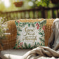 Grow Through What You Go Through Throw Pillow - Encouraging holiday pillow for healing