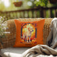 Yellow Labrador Retriever pillow, custom indoor outdoor lab cushion, cozy accent for pet lovers - MySisterIsASurvivor