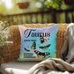 Taurus Butterfly Indoor/Outdoor Pillow – Zodiac Astrology Decor, Boho Accent for Home & Patio