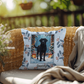 Labrador Retriever Black Pillow - Classic Lab throw pillow, cozy winter dog decor, personalized home accent