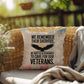 We Remember Their Sacrifice Indoor/Outdoor Pillow: Resilient Comfort - Mental Health & Memorial Tribute