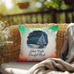 Silent Night, Peaceful Mind Throw Pillow - Christmas serenity cozy decorative throw pillow