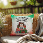 All I Want for Christmas is to Be Left Alone Throw Pillow - Funny Christmas stress relief décor