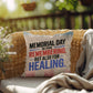 Memorial Day Is for Remembering personalized pillow honoring veterans, PTSD support, and military remembrance