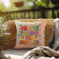 Groove Through The Hard Days: Indoor/Outdoor Pillow - Groovy Affirmation for Emotional Wellness & Positive Vibes