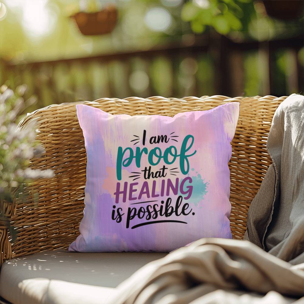 Rise & Reclaim Indoor/Outdoor Pillow – Hope for Survivors