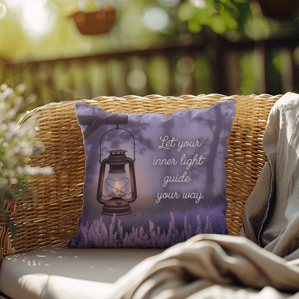 Let Your Inner Light Guide Your Way: Indoor/Outdoor Pillow Self-Care for Relaxation, Mindfulness & Emotional Wellness