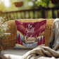Be Still and Let the Calm Surround You Throw Pillow - Peaceful holiday accent for relaxation