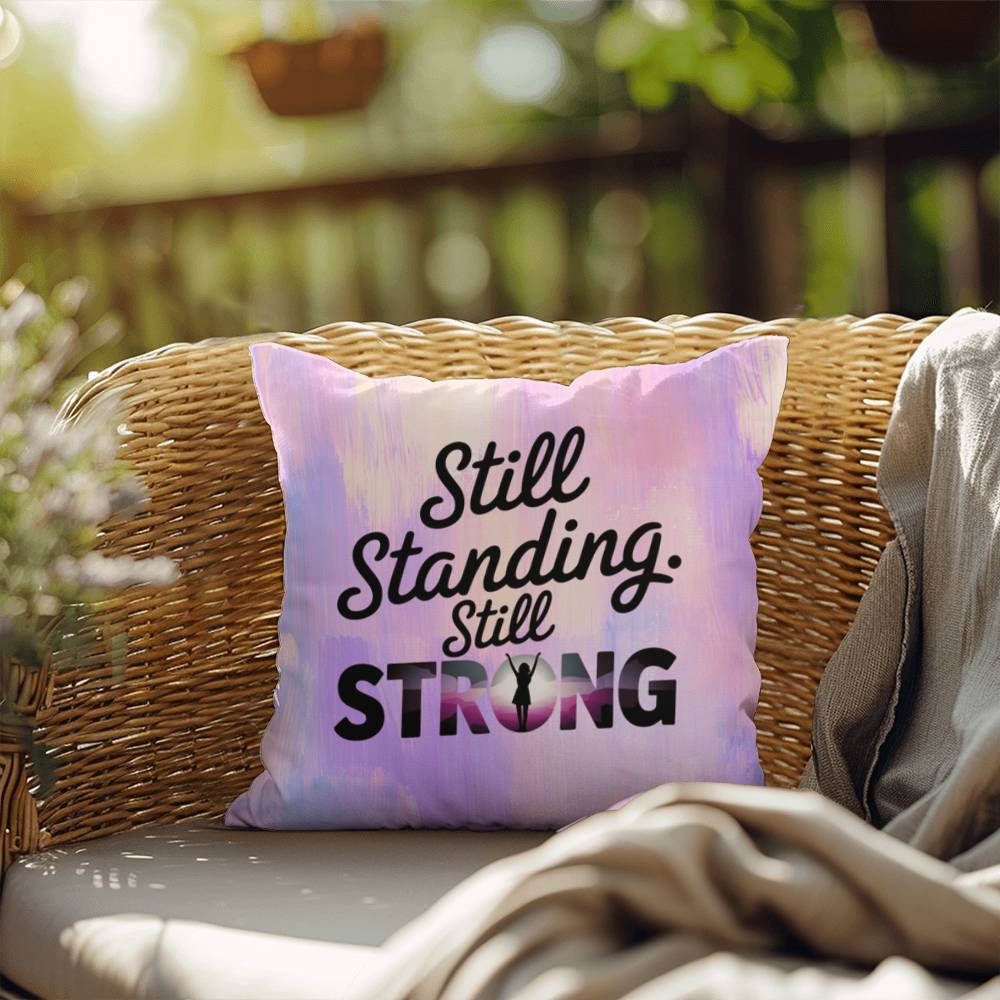 Rise & Reclaim Indoor/Outdoor Pillow – Strength and Resilience