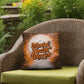 Halloween indoor/outdoor pillow with “Mental Health Warrior” for support and awareness