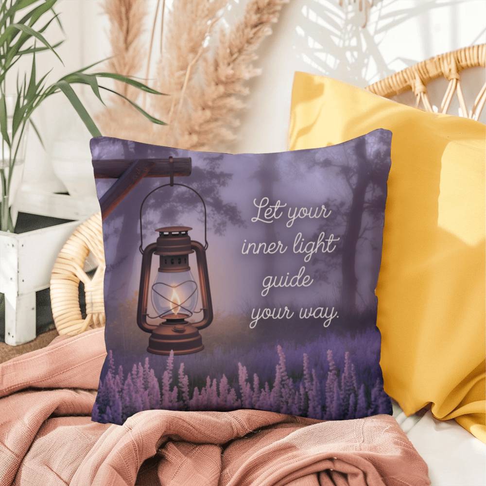 Let Your Inner Light Guide Your Way: Indoor/Outdoor Pillow Self-Care for Relaxation, Mindfulness & Emotional Wellness