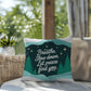 Breathe. Slow Down. Let Peace Find You Throw Pillow - Tranquil holiday décor for inner calm