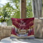 Be Still and Let the Calm Surround You Throw Pillow - Peaceful holiday accent for relaxation
