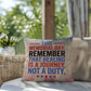 This Memorial Day, Let’s Remember personalized pillow for PTSD tribute, Memorial Day remembrance, and honoring veterans