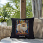 Pomeranian (Cream Sable) Indoor/Outdoor Pillow - Personalized Stained Glass Dog Tribute & Comfort Gift