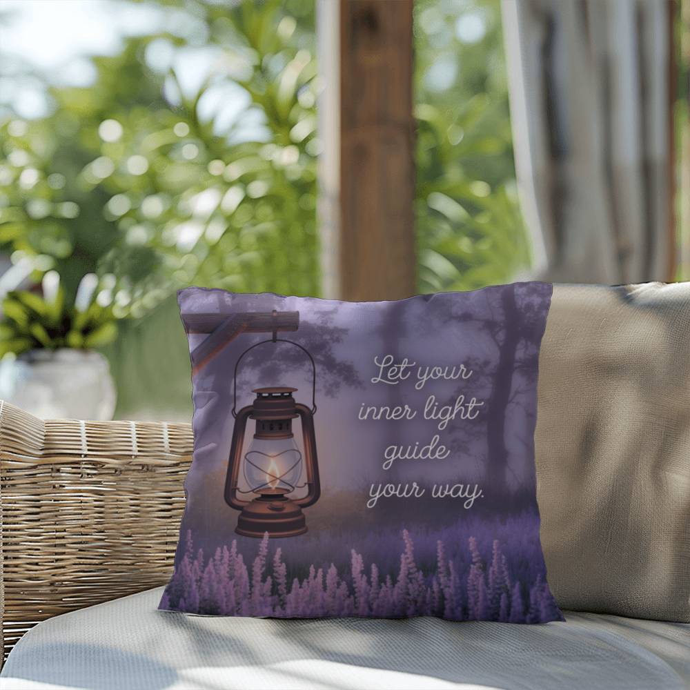 Let Your Inner Light Guide Your Way: Indoor/Outdoor Pillow Self-Care for Relaxation, Mindfulness & Emotional Wellness