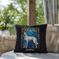 Belgian Malinois (White) Indoor/Outdoor Pillow - Personalized Stained Glass Dog Tribute & Comfort Gift