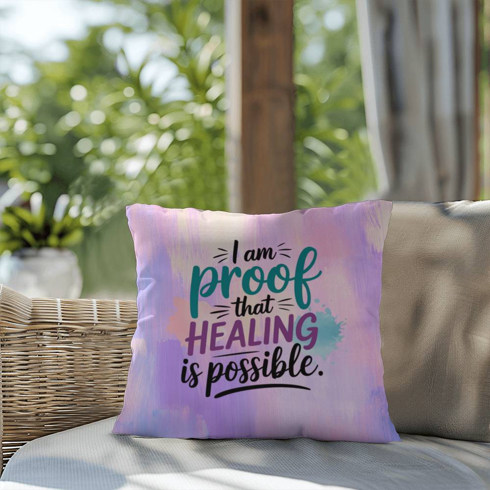 Rise & Reclaim Indoor/Outdoor Pillow – Hope for Survivors