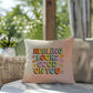 Healing Looks Good On You: Indoor/Outdoor Pillow - Groovy Affirmation for Emotional Wellness & Positive Vibes