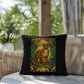 Shop our premium fossa stained glass style throw pillow from MySisterIsASurvivor.