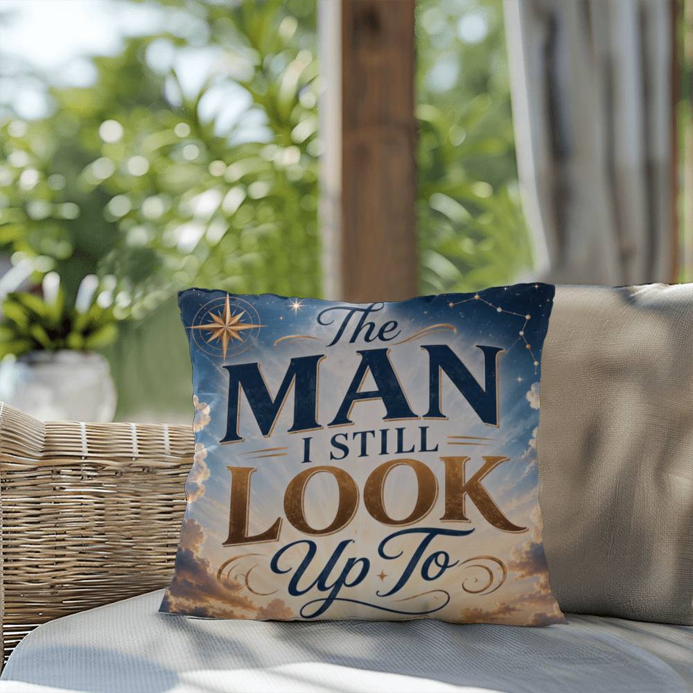 Shop our premium the man i still look up to throw pillow from MySisterIsASurvivor.