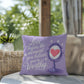 Love Begins The Moment You Believe You're Worthy: Indoor/Outdoor Pillow Self-Care for Relaxation, Mindfulness & Emotional Wellness