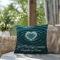 Your Courage Creates Ripples Of Love: Indoor/Outdoor Pillow Self-Care for Relaxation, Mindfulness & Emotional Wellness