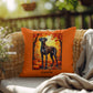 Great Dane Brindle Coat Throw Pillow, Personalized Indoor Outdoor Dog Cushion, Living Room Accent