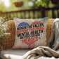 Honor the Fallen personalized indoor outdoor pillow for veteran remembrance, Memorial Day tribute, and PTSD awareness