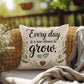 Every Day Is A New Chance To Grow: Indoor/Outdoor Pillow Self-Care for Relaxation, Mindfulness & Emotional Wellness