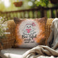 Indoor/outdoor Halloween pillow with “Boo-tiful Inside & Out” promoting positivity and self-love