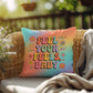 Feel Your Feels, Baby personalized indoor/outdoor throw pillow for mood boosting - MySisterIsASurvivor