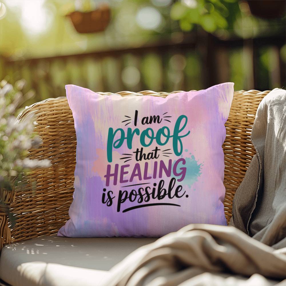 Rise & Reclaim Indoor/Outdoor Pillow – Hope for Survivors