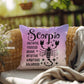 Scorpio Indoor/Outdoor Pillow – Zodiac Astrology Decor, Boho Accent for Home & Patio