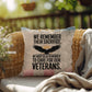 We Remember Their Sacrifice Indoor/Outdoor Pillow: Resilient Comfort - Mental Health & Memorial Tribute