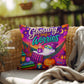 Ghosting My Worries Halloween Throw Pillow - Breathe Relax Unwind Ghost Pillow
