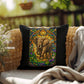 Shop our premium elephant stained glass style throw pillow from MySisterIsASurvivor.
