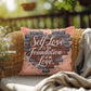 Self-Love Is The Foundation Of All Love: Indoor/Outdoor Pillow Self-Care for Relaxation, Mindfulness & Emotional Wellness